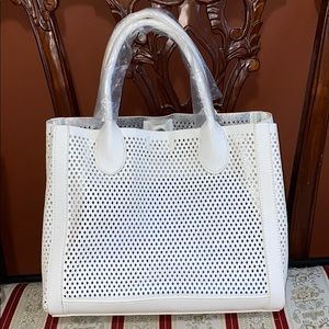 NTW Steve Madden Bperfie Perforated Bag with Pouch